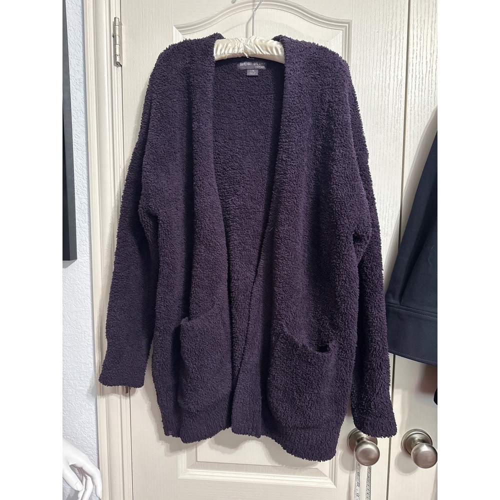 Barefoot Dreams CozyChic Open Oversized So Cal Cardigan L/XL Lounge Cozy Winter - Picture 2 of 6